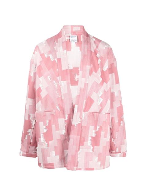 Marcelo Burlon County Of Milan kimono-inspired denim jacket