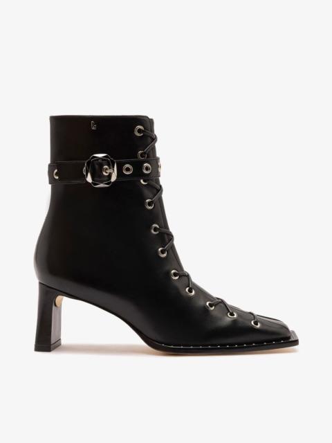 Larroudé Patti Boot Black Leather