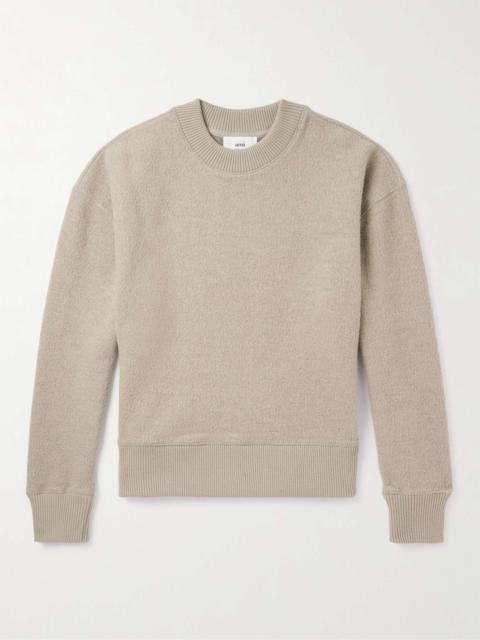 AMI Paris Wool-Blend Bouclé Sweatshirt
