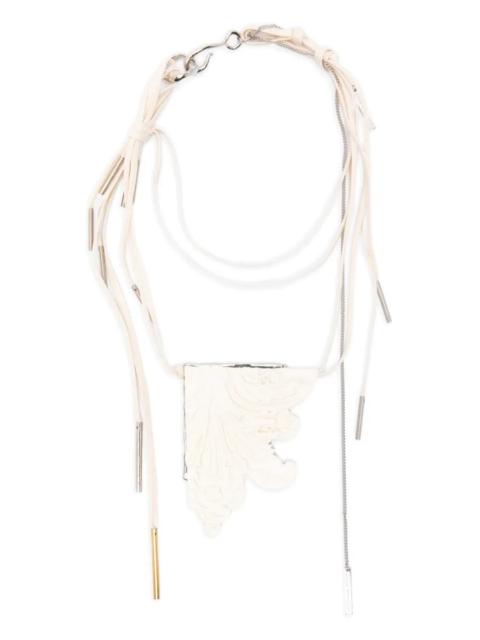 Dries Van Noten Dries Van Noten Carved Pendant Necklace