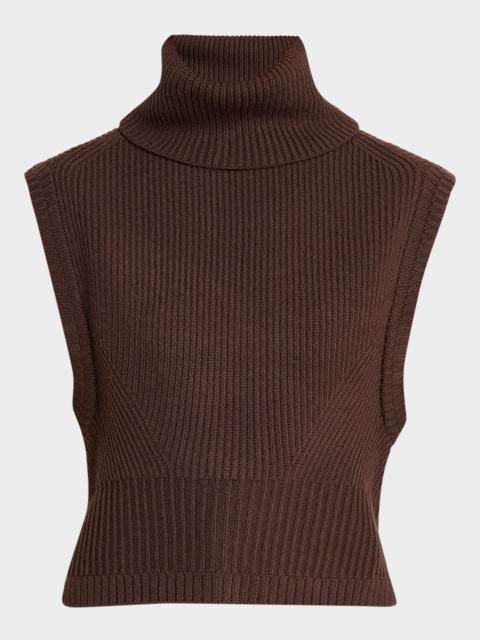 SIMKHAI Maple Ribbed Sweater Top