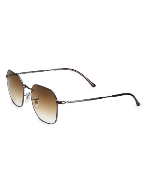Ray-Ban Women's RB3694 Jim 55MM Geometric Sunglasses - Gunmetal
