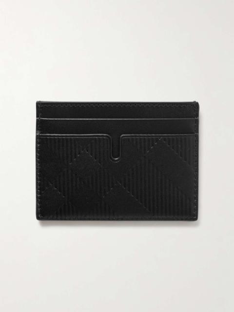 Burberry Logo-Embossed Leather Cardholder