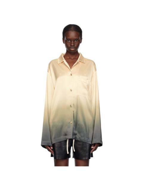 Nanushka Yellow & Khaki Jelmer Shirt