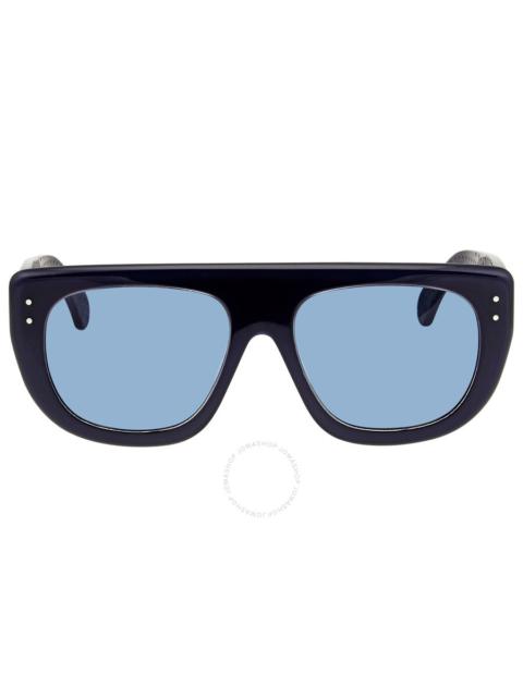 Alaïa Azzedine Alaia Blue Rectangular Ladies Sunglasses AA0033S-003 55