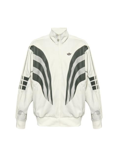 3-Stripes-print track jacket