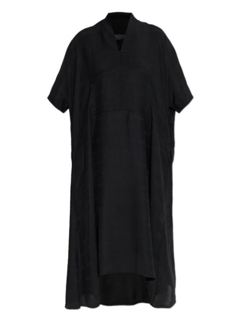 BALENCIAGA V-neck midi dress