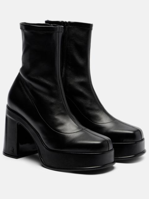JIMMY CHOO Hadi leather ankle boots