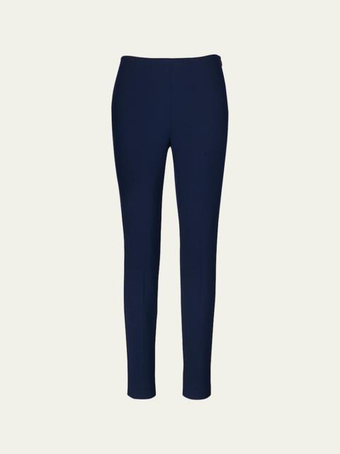 Ralph Lauren Alandra Straight-Leg Wool Pants