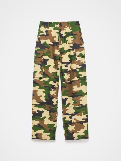 JW Anderson MENS CARGO TROUSERS IN BROWN & GREEN