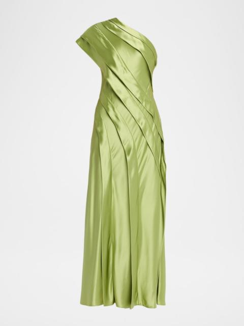 Acler Blenfleet Satin Maxi Dress
