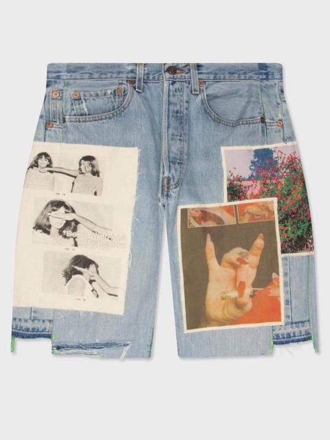 *Better With Age MITZVAH TRIPLE WIDE LONG DENIM SHORT - HICKORY