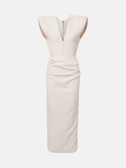 MATICEVSKI Wingtip draped midi dress