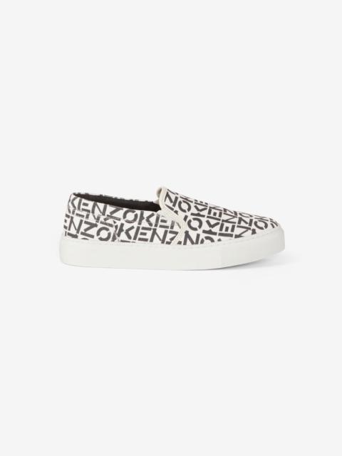 KENZO K-Skate Monogram laceless trainers