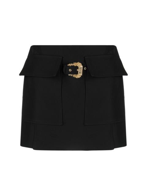 VERSACE JEANS COUTURE buckle-detail miniskirt