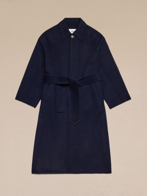 AMI Paris Long Belted Coat