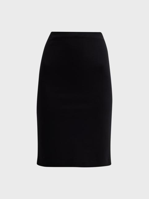 EMPORIO ARMANI Milano Jersey Midi Pencil Skirt