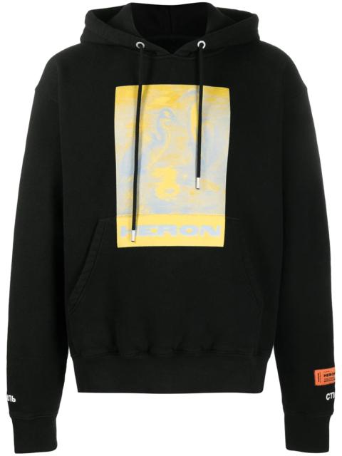 Heron Preston Litho organic cotton hoodie