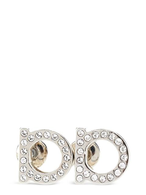 FERRAGAMO 'Gancini Cristalli Piccoli' Earrings