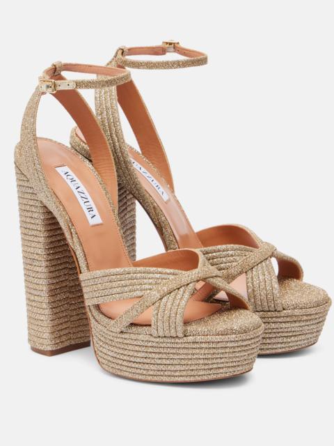 AQUAZZURA Sundance Plateau 140 platform sandals