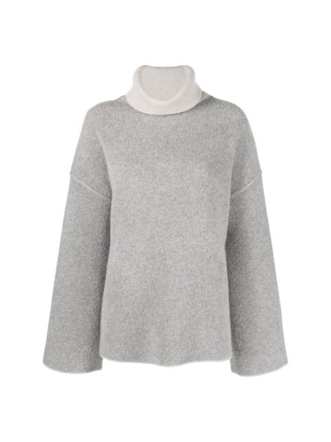 roll-neck long-sleeve jumper