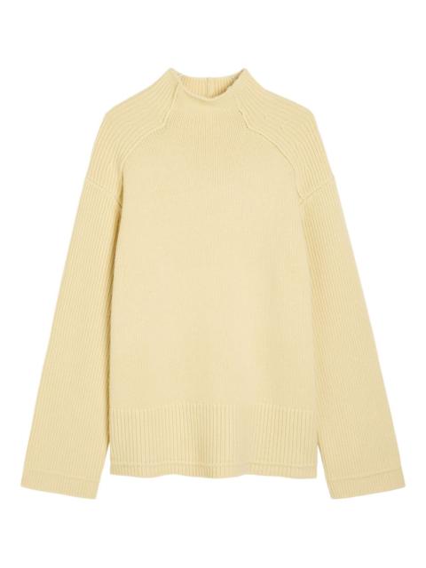 MARIA McMANUS ribbed funnel-neck sweater