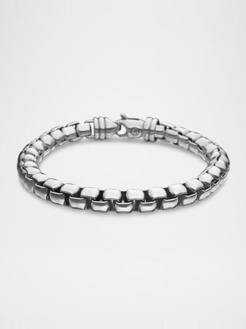 DAVID YURMAN Men's Box Chain Bracelet in Silver, 7mm