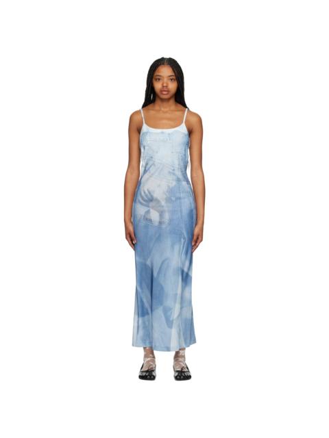 ELLISS Blue Handy Jean Maxi Dress