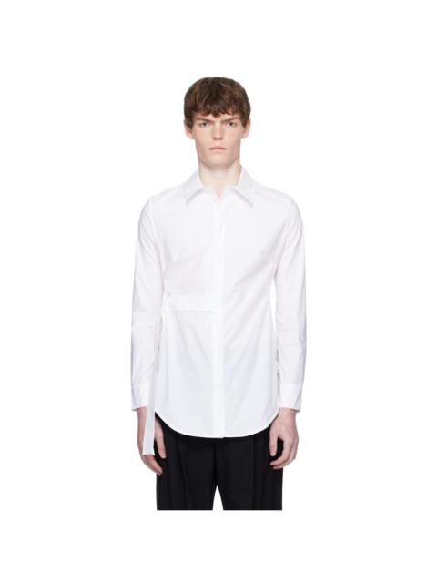 Jean Paul Gaultier White Strap Shirt