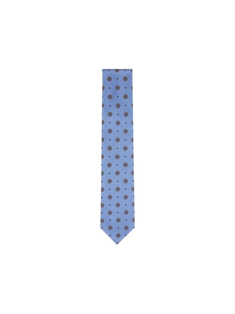 ZEGNA geometric-print silk tie