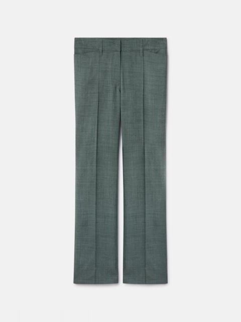 Wool Mouline Tailored Trousers