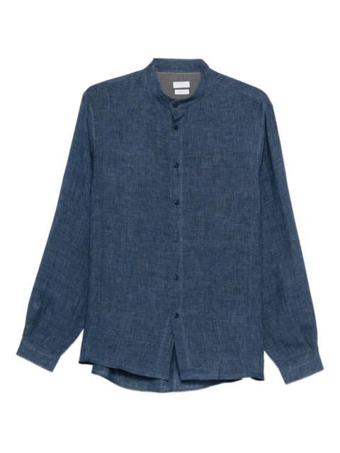 Brunello Cucinelli band-collar shirt