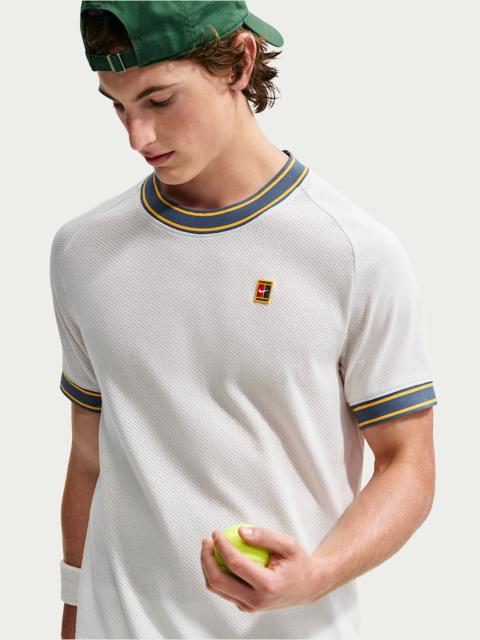 Nike NikeCourt Heritage Men's Short-Sleeve Tennis Top