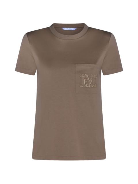 Max Mara embroidered-pocket T-shirt