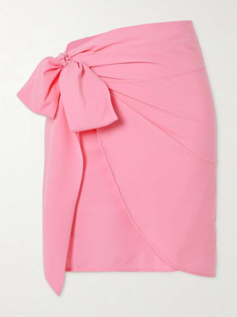 Hunza G Stretch-jersey pareo Bright pink