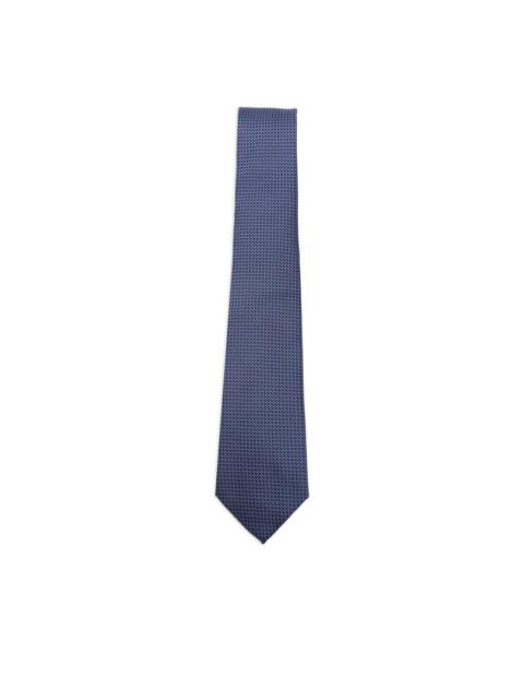 Canali patterned silk tie