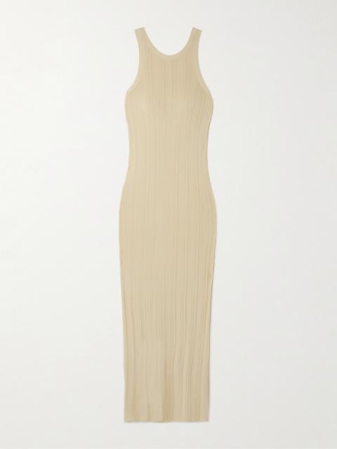 TOTEME Ribbed-knit Maxi Dress