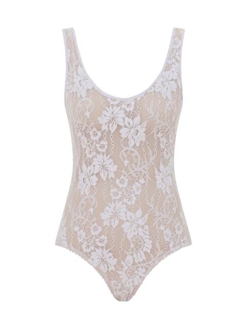 Zimmermann LACE SCOOP BODYSUIT