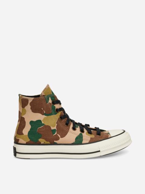 Converse Chuck 70 High Archival Camo Sneakers Warm Quarry / Creeping Forest