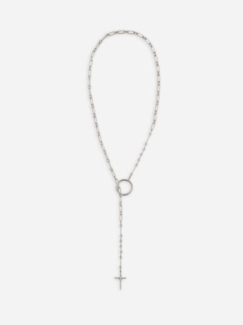 Dolce & Gabbana Rosary necklace with chain detailing