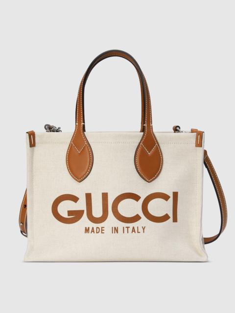 Mini tote bag with Gucci print