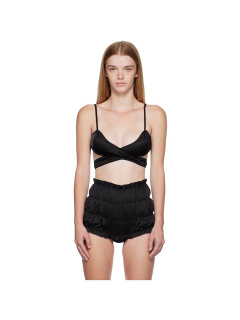 ANNA OCTOBER Black Lotus Brasserie Camisole