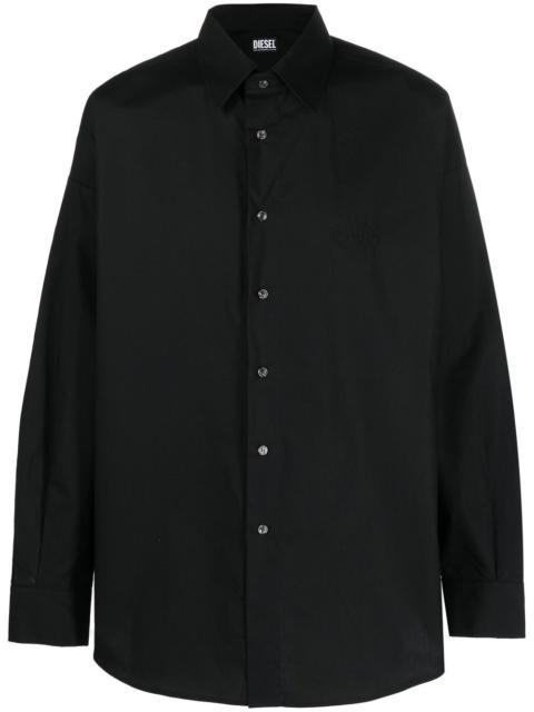 Diesel embroidered-logo detail shirt