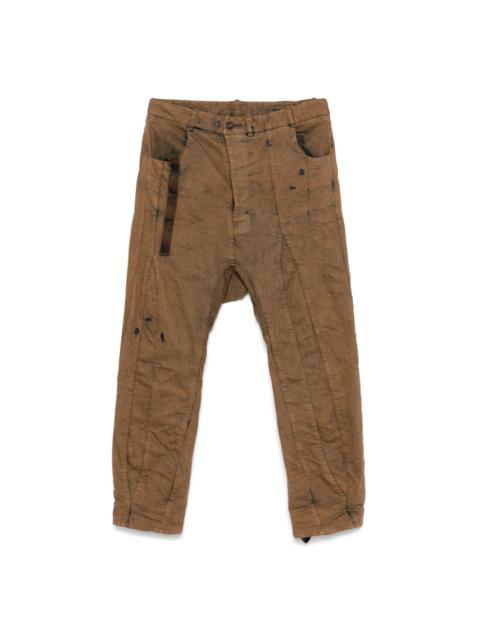 Boris Bidjan Saberi drop-crotch jeans