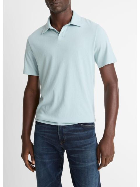 Vince Cotton Johnny-Collar Polo Shirt