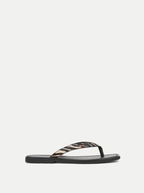 VERONICA BEARD CLEA CALF HAIR FLIP-FLOP SANDAL