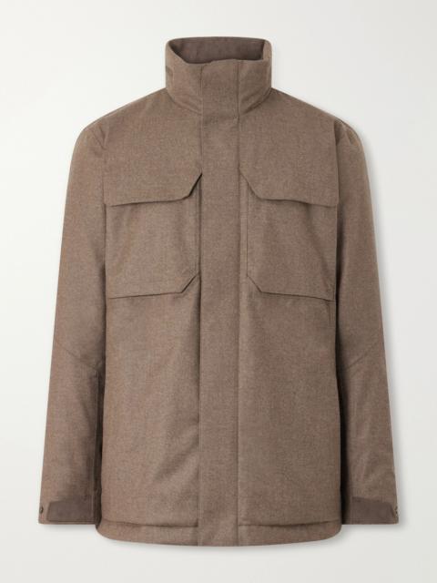 SEASE Padded Wool and Cashmere-Blend Jacket