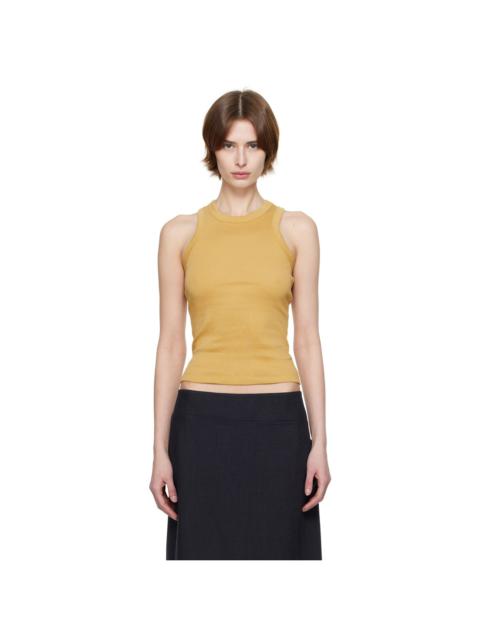 FLORE FLORE Yellow Hannah Tank Top