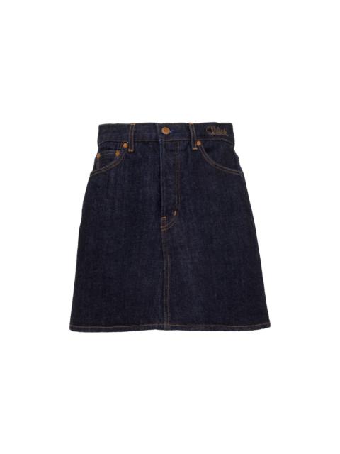 Chloé DENIM MINI SKIRT