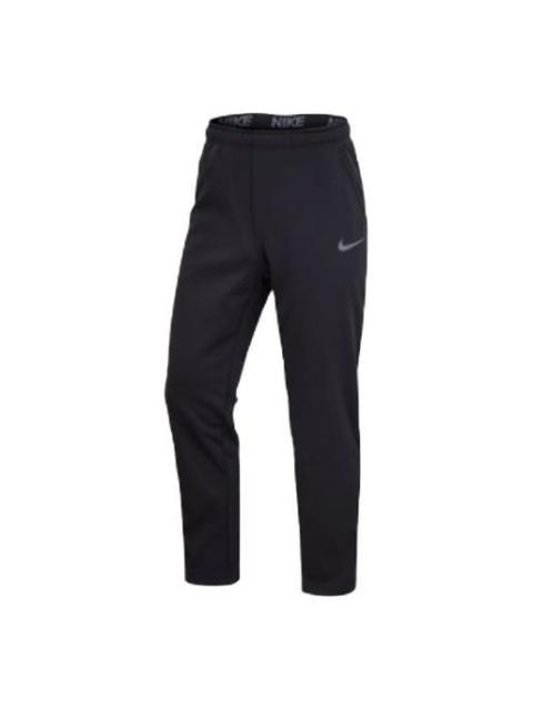 Men's Nike Solid Color Small Logo Fleece Casual Training Sports Pants/Trousers/Joggers Black CZ4350-